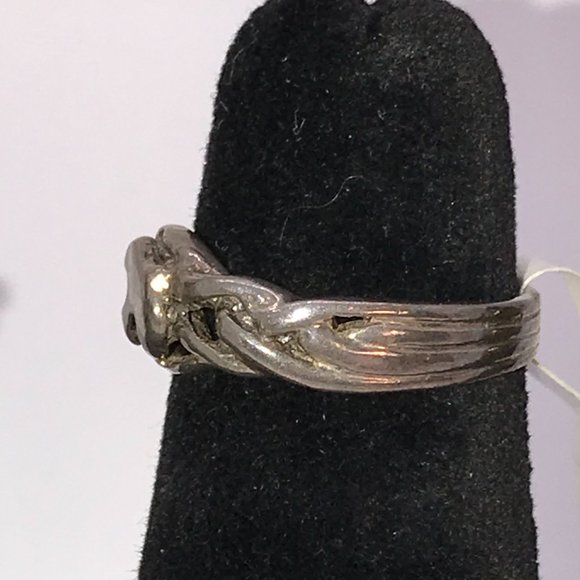 Sterling Silver Dove Ring Size 7 1/4 - Picture 5 of 6